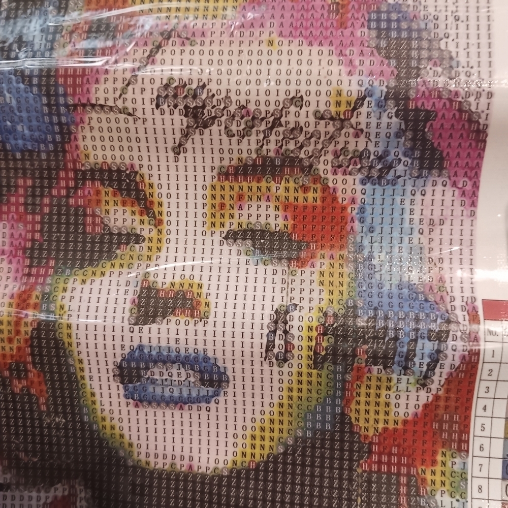 Colorful Marilyn Monroe Diamond Painting Kit 20x30 - Picture 3 of 6